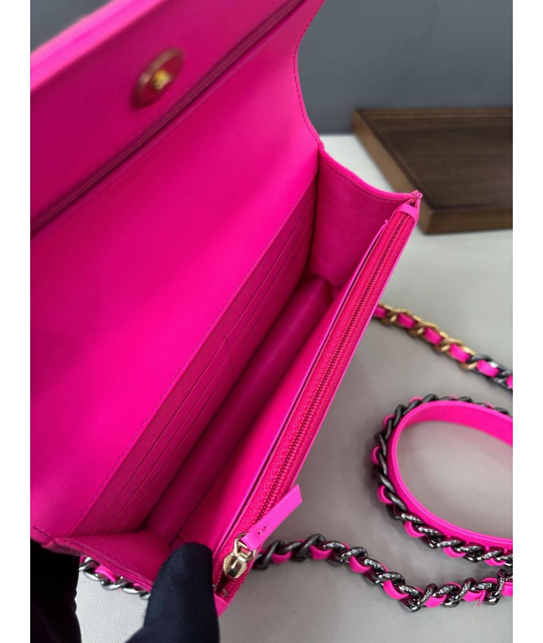 CHANEL Розовая сумка через плечо, фото 7