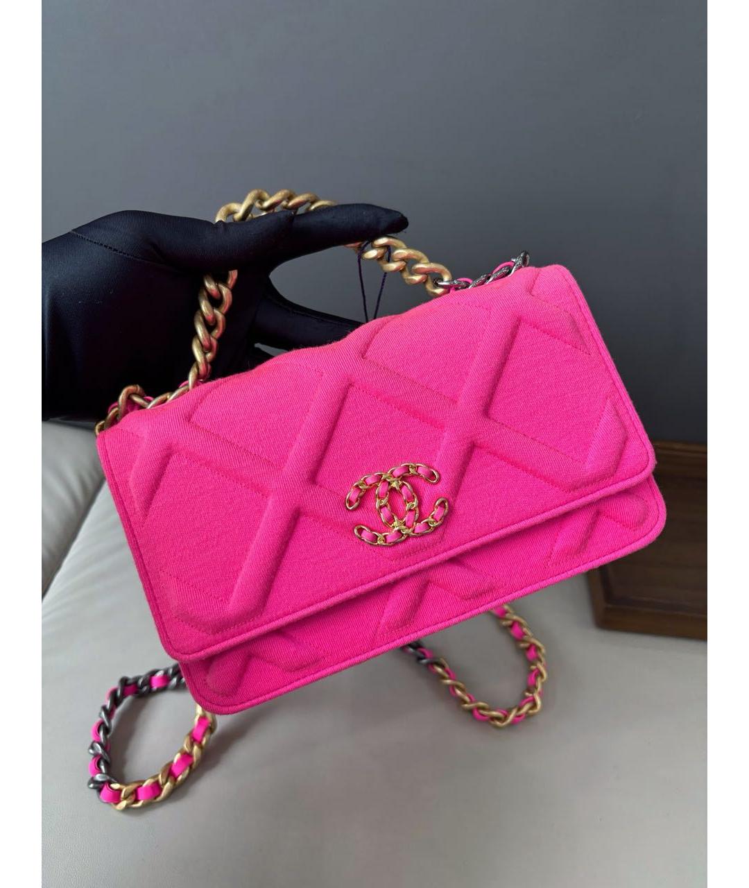 CHANEL Розовая сумка через плечо, фото 2