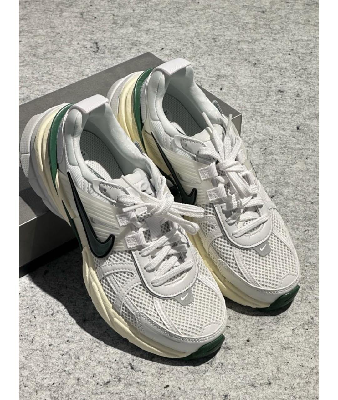 NIKE Белые текстильные кроссовки, фото 3