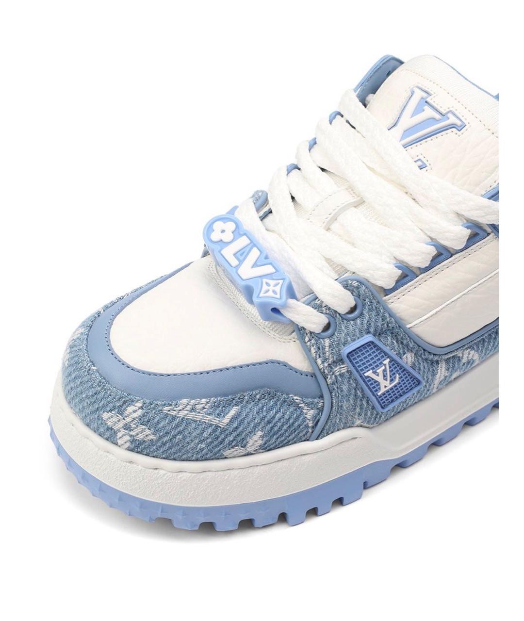 LOUIS VUITTON Голубые кеды, фото 6