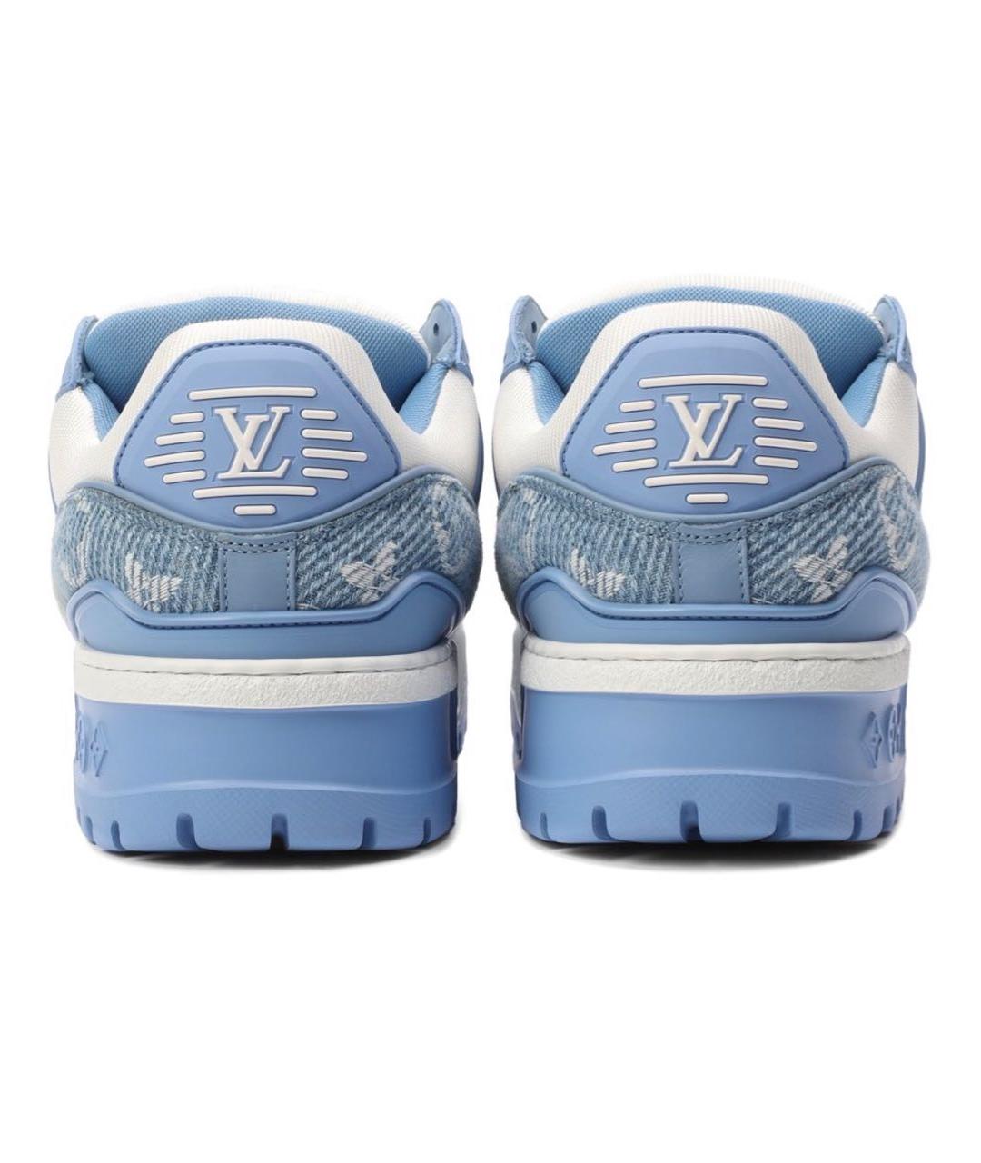 LOUIS VUITTON Голубые кеды, фото 4