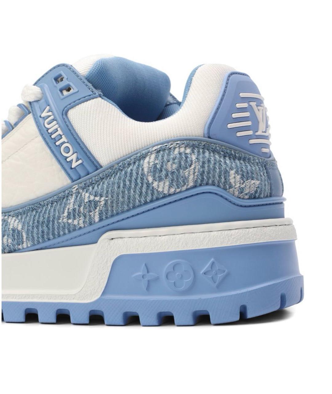 LOUIS VUITTON Голубые кеды, фото 7