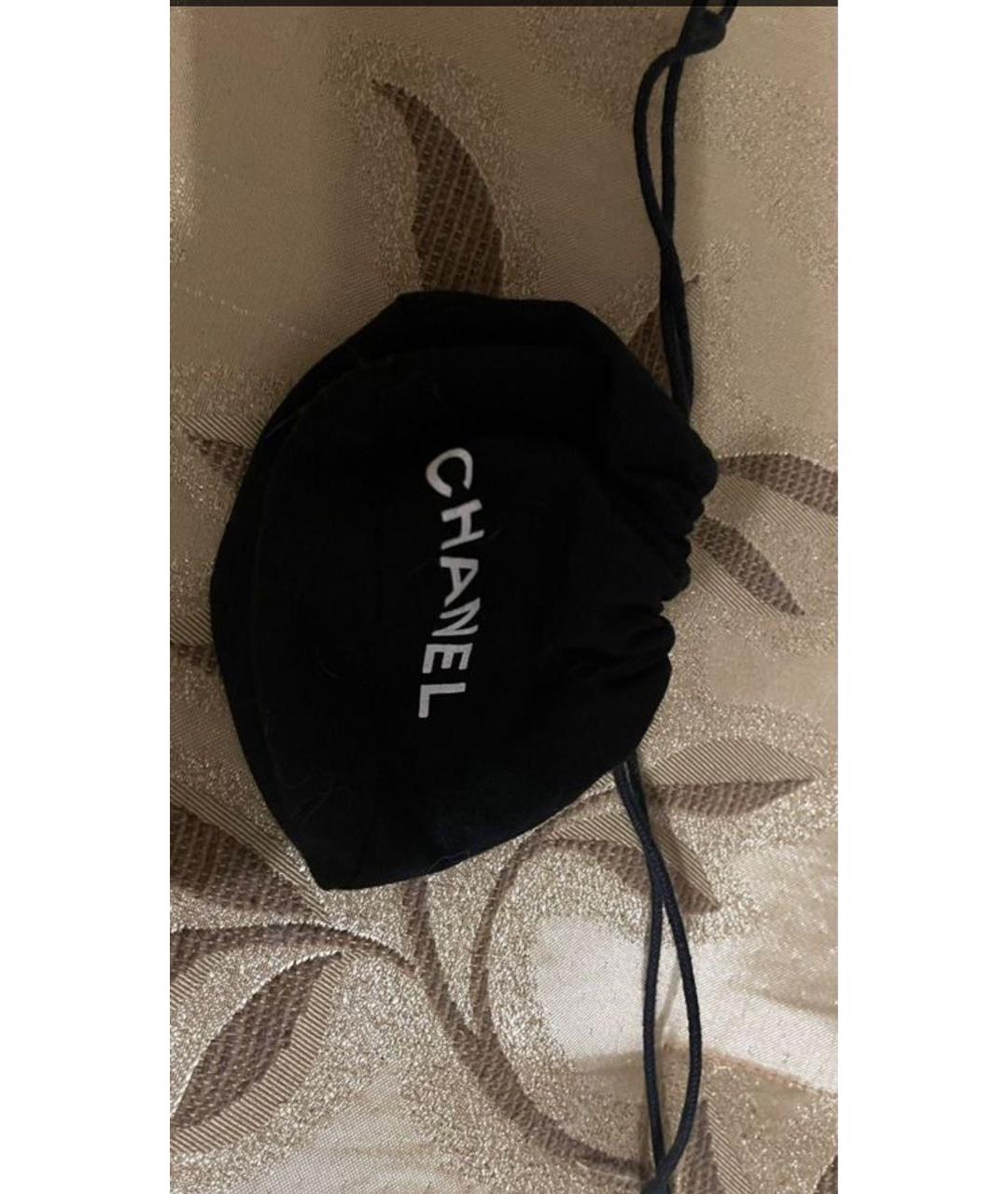 CHANEL Золотые металлические серьги, фото 7