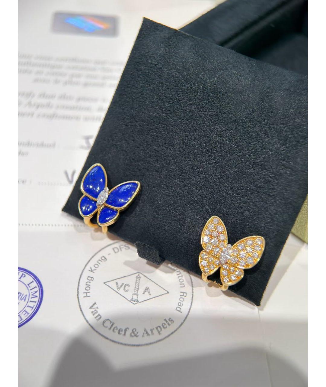 VAN CLEEF & ARPELS Золотые серьги из желтого золота, фото 8