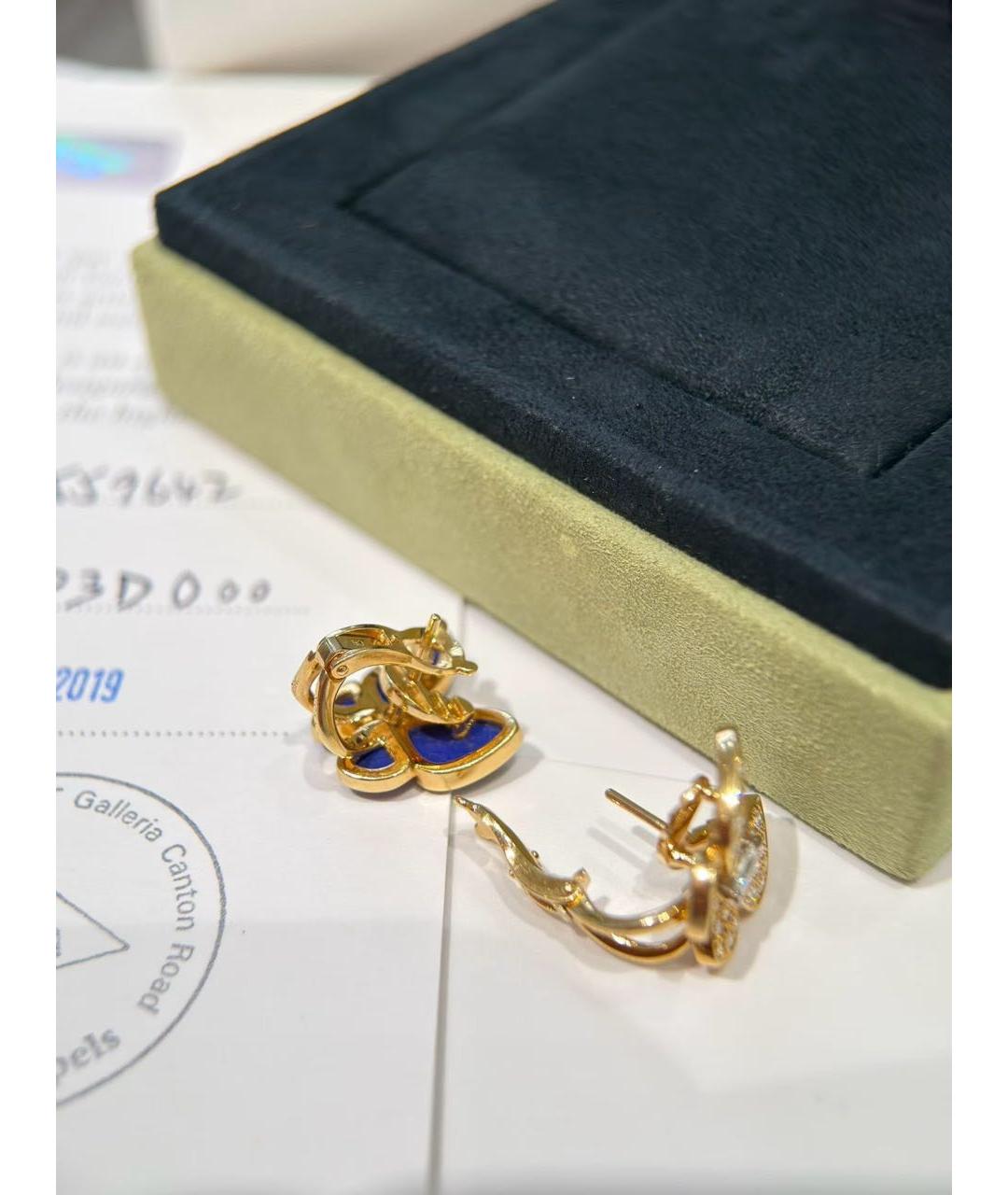 VAN CLEEF & ARPELS Золотые серьги из желтого золота, фото 7