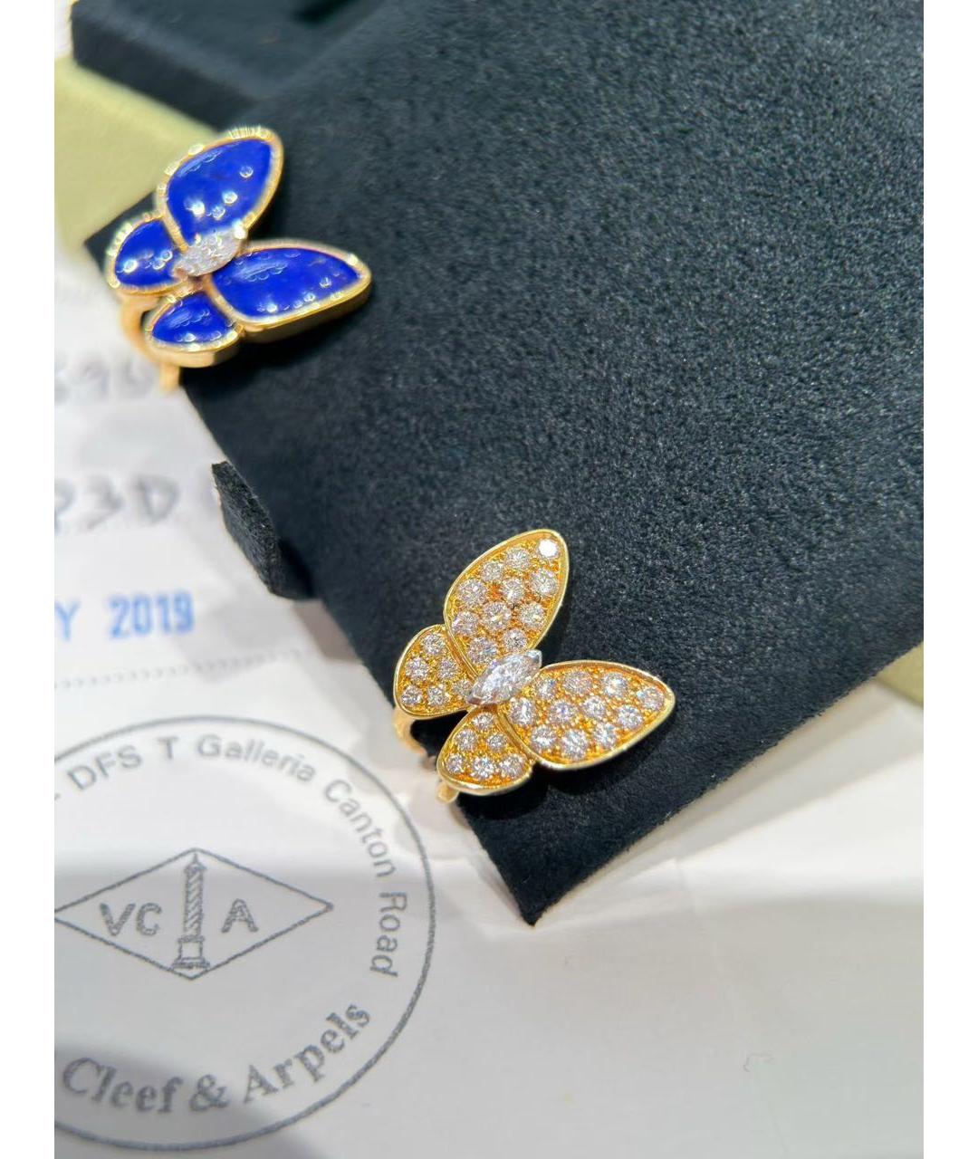 VAN CLEEF & ARPELS Золотые серьги из желтого золота, фото 3