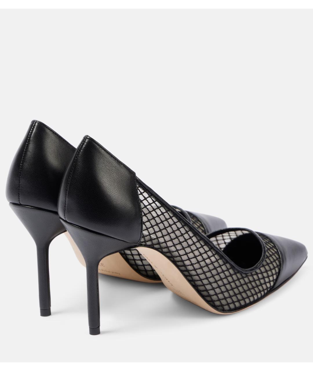 MANOLO BLAHNIK Черные кожаные туфли, фото 6