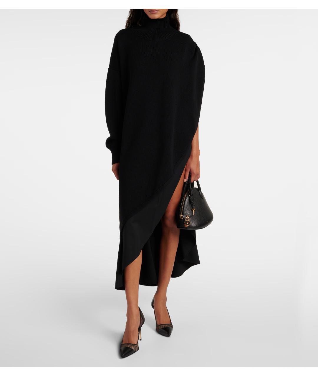 MANOLO BLAHNIK Черные кожаные туфли, фото 3