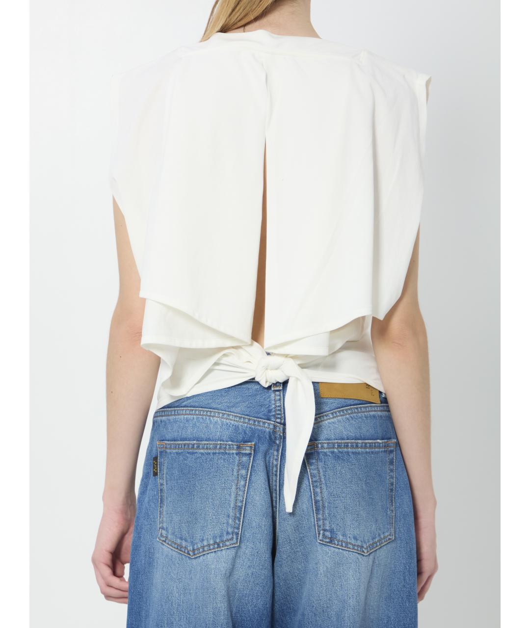 JACQUEMUS Белая футболка, фото 4