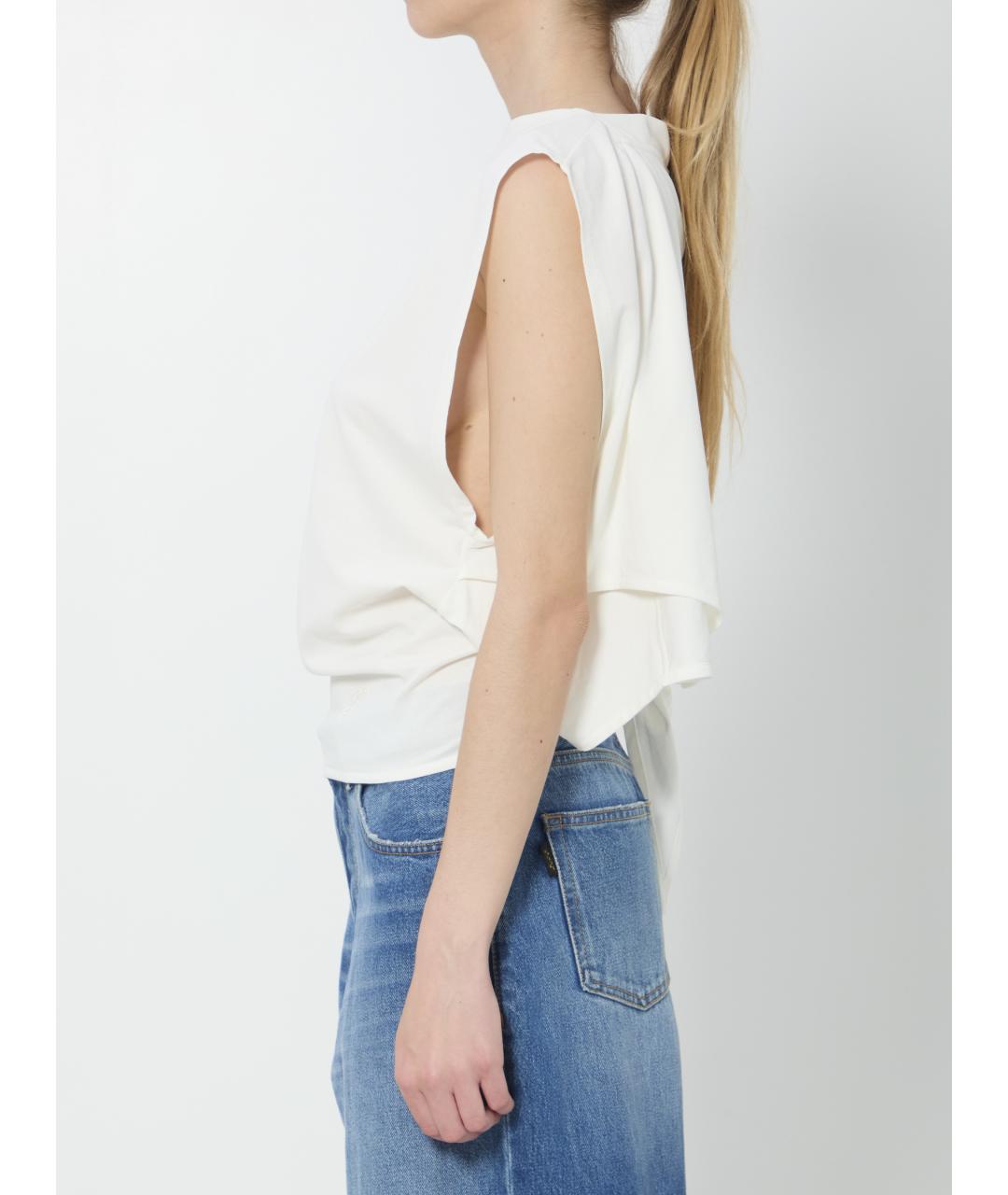 JACQUEMUS Белая футболка, фото 3
