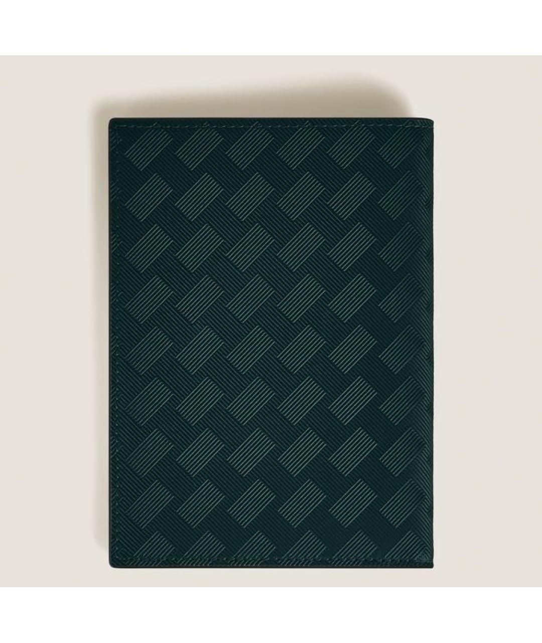 MONTBLANC Зеленый кожаный кардхолдер, фото 2