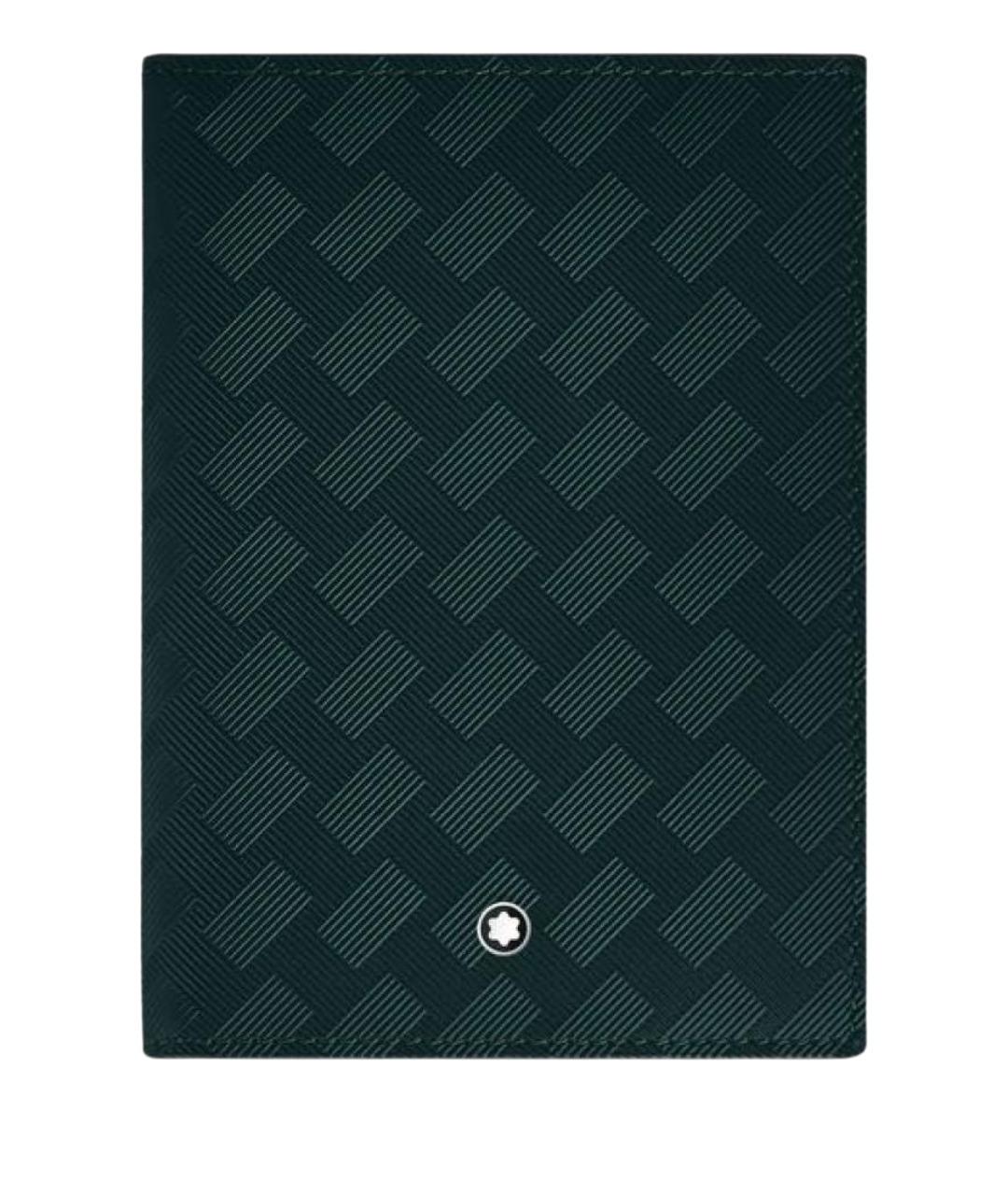 MONTBLANC Зеленый кожаный кардхолдер, фото 1