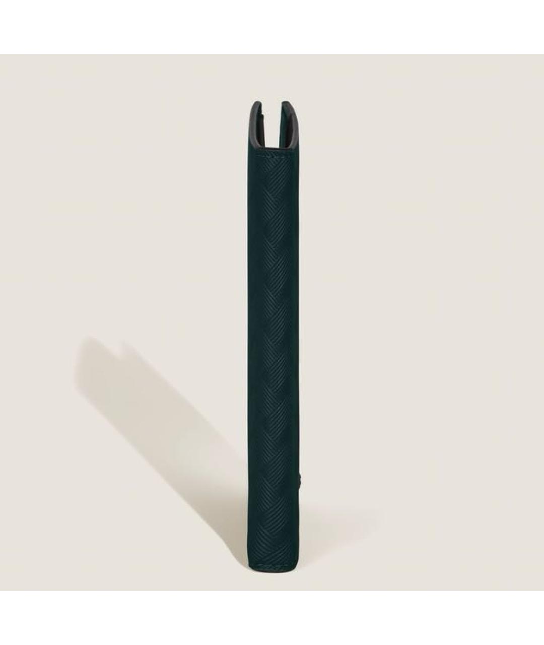 MONTBLANC Зеленый кожаный кардхолдер, фото 3