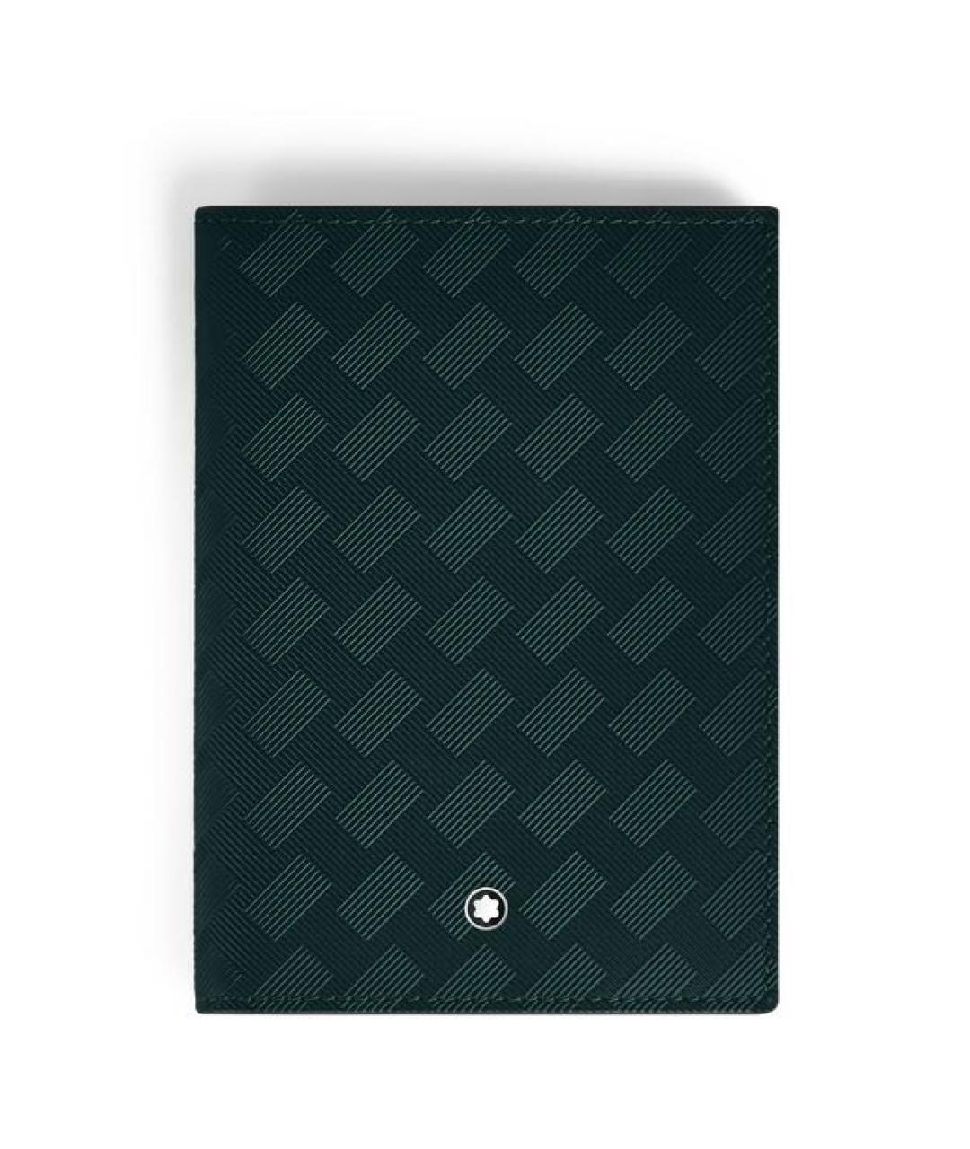 MONTBLANC Зеленый кожаный кардхолдер, фото 9