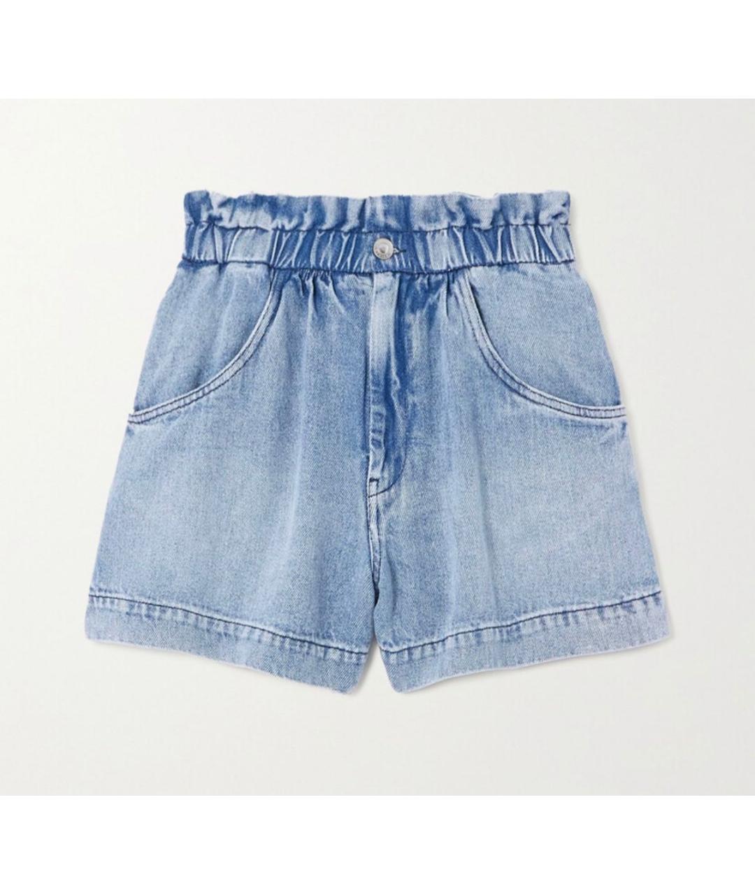 ISABEL MARANT ETOILE Голубые вискозные шорты, фото 9
