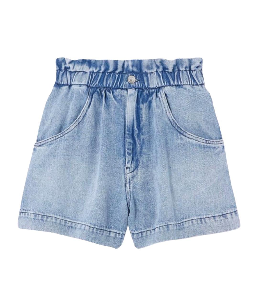 ISABEL MARANT ETOILE Голубые вискозные шорты, фото 1