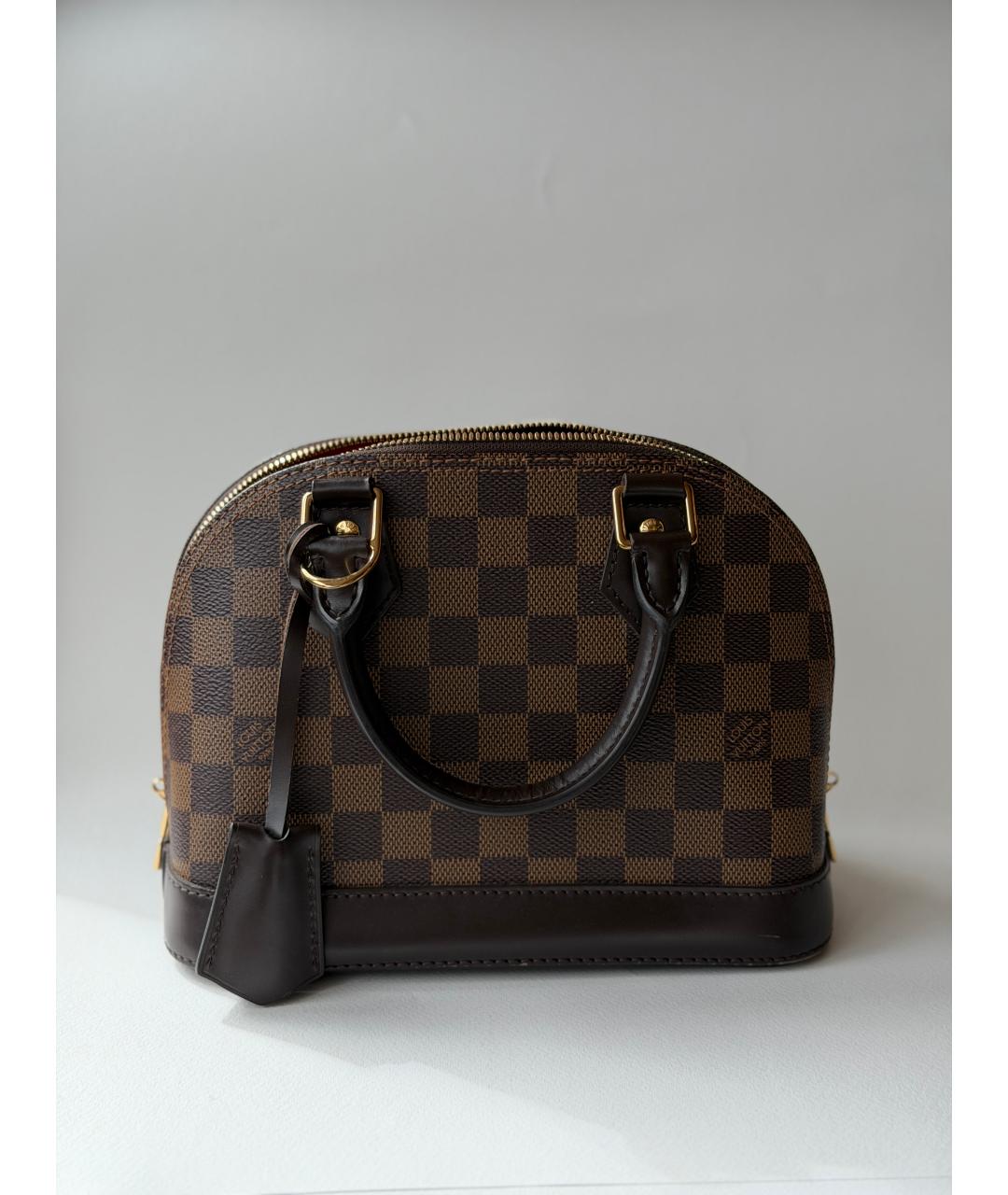 LOUIS VUITTON Коричневая сумка с короткими ручками, фото 10