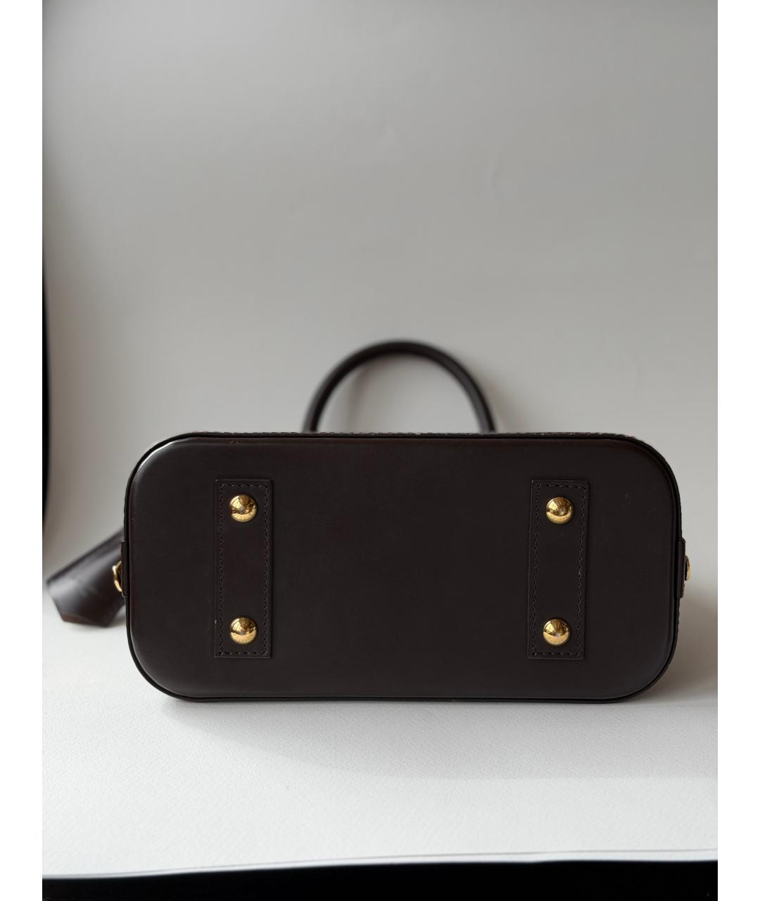 LOUIS VUITTON Коричневая сумка с короткими ручками, фото 6