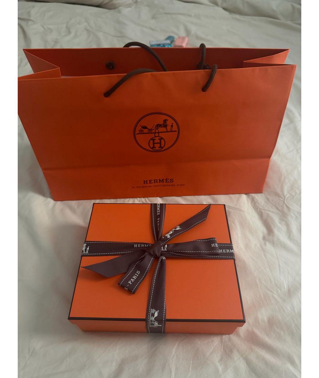 HERMES Коричневая кожаная сумка через плечо, фото 3