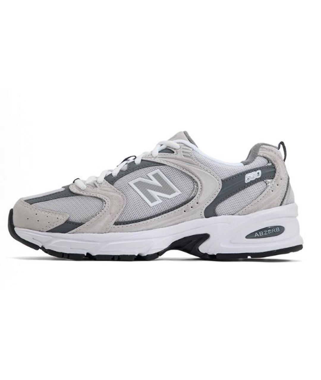 NEW BALANCE Серые текстильные кроссовки, фото 7