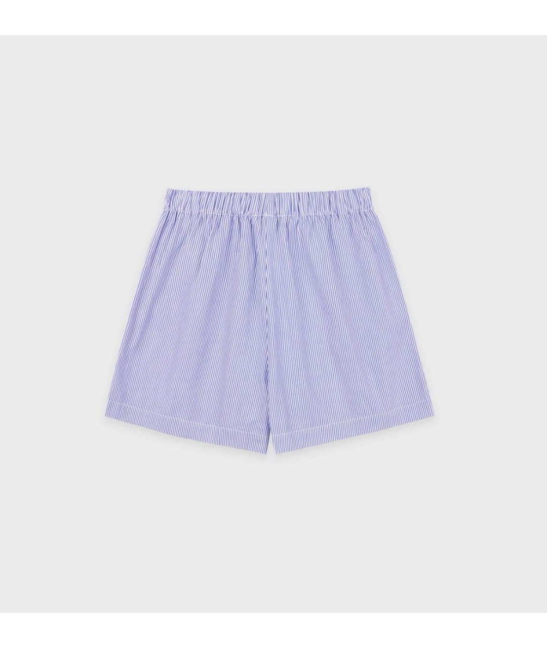 SPORTY AND RICH Голубые хлопковые шорты, фото 2