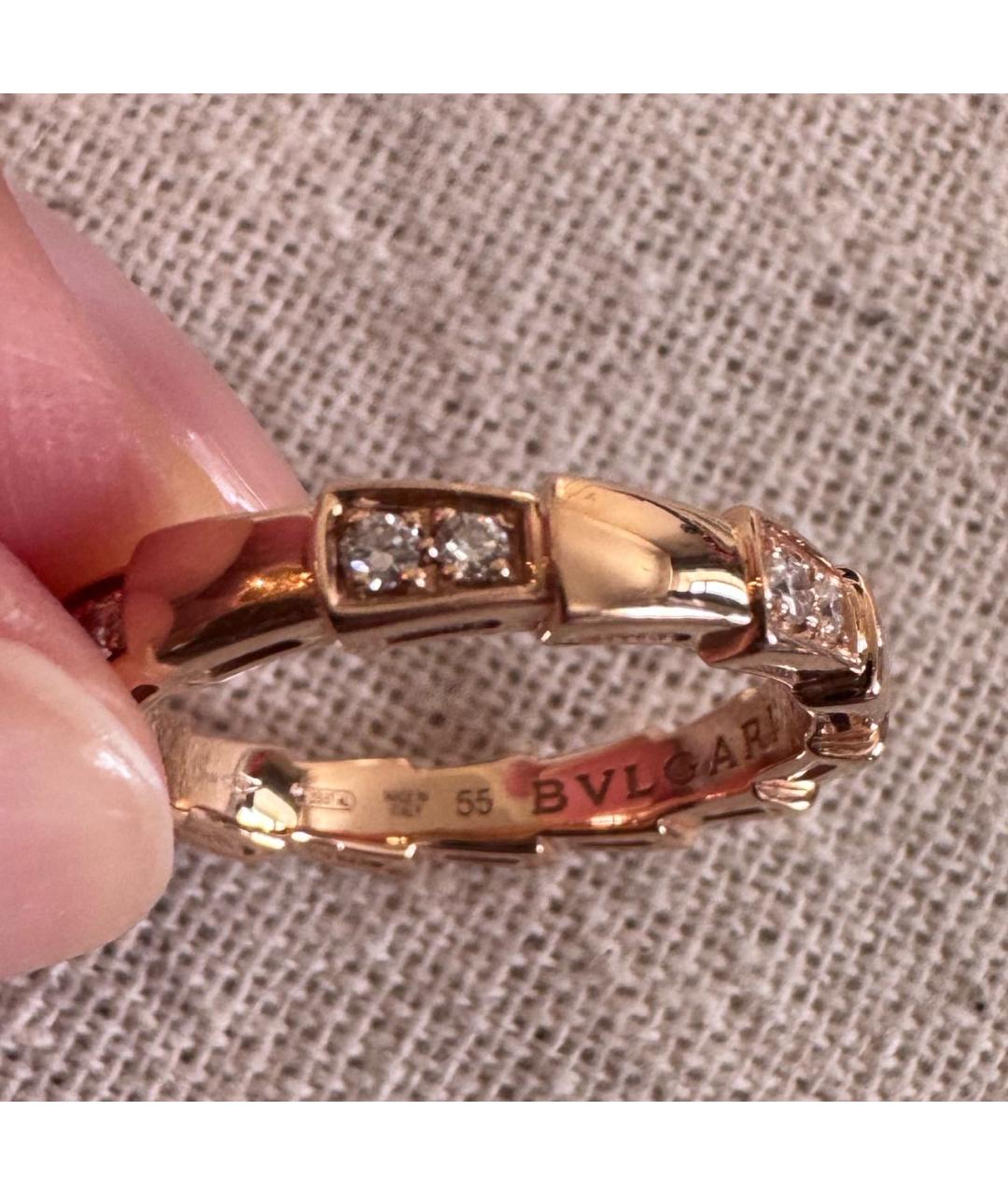 BVLGARI Золотое кольцо из розового золота, фото 2