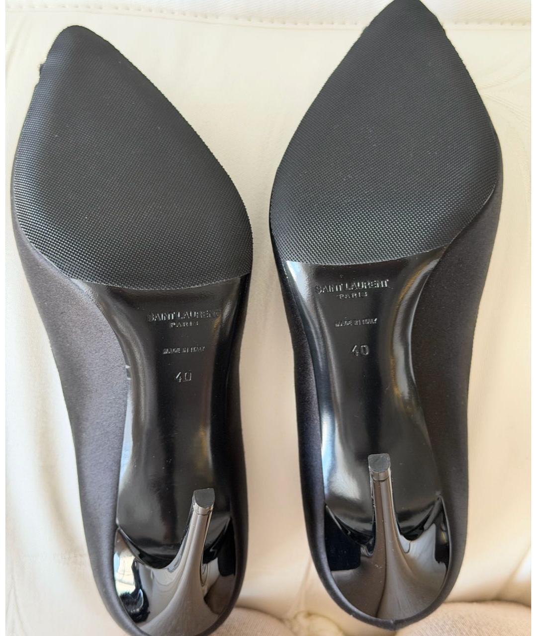 SAINT LAURENT Черные туфли, фото 5