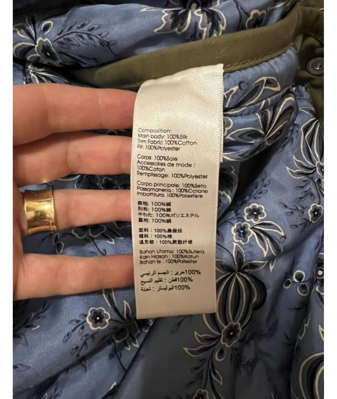 3.1 PHILLIP LIM Хаки хлопковая парка, фото 7