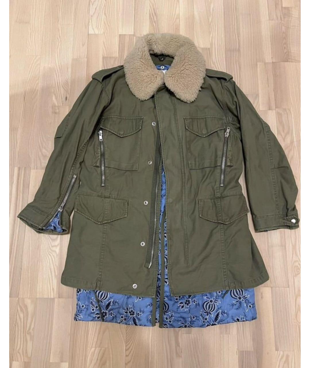 3.1 PHILLIP LIM Хаки хлопковая парка, фото 9