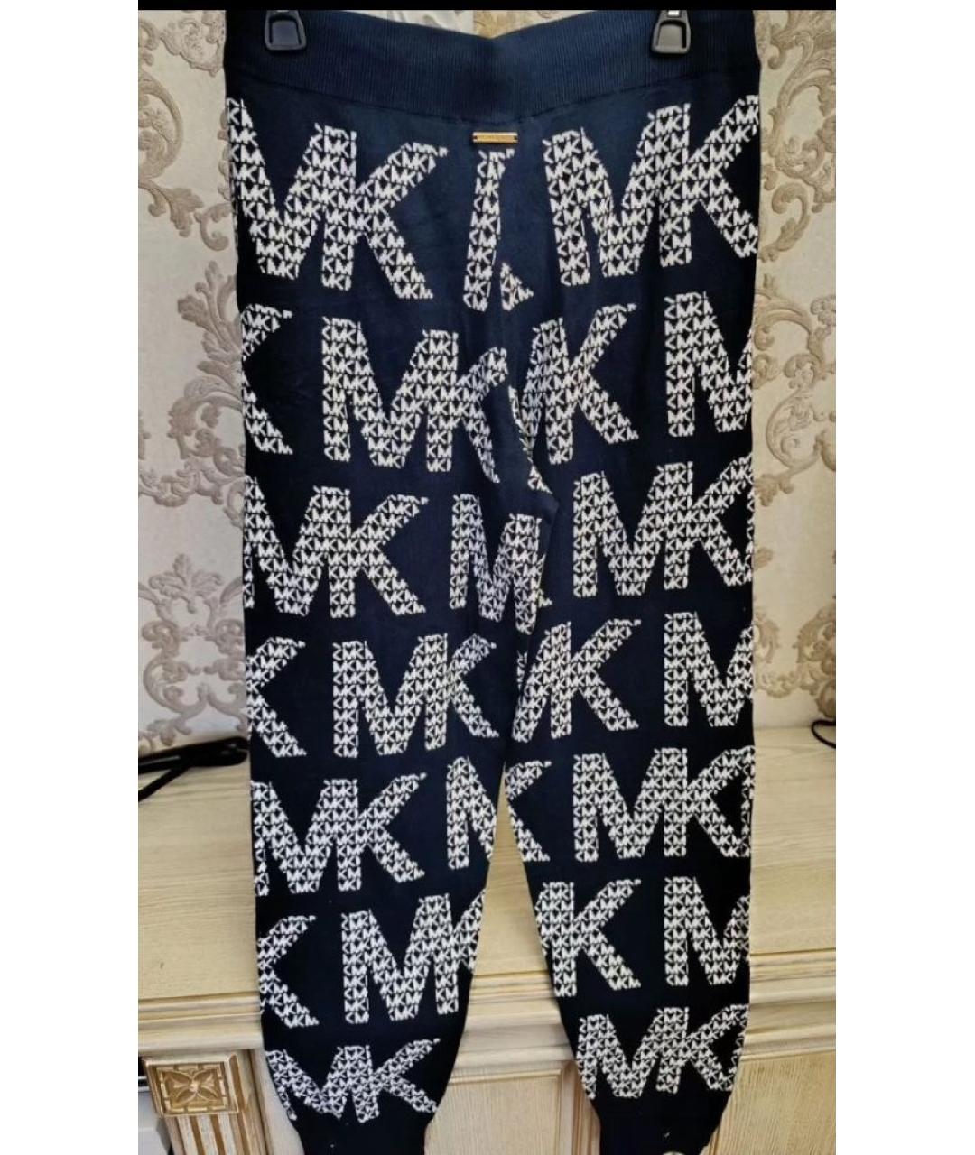 MICHAEL KORS Синие вискозные спортивные брюки и шорты, фото 2