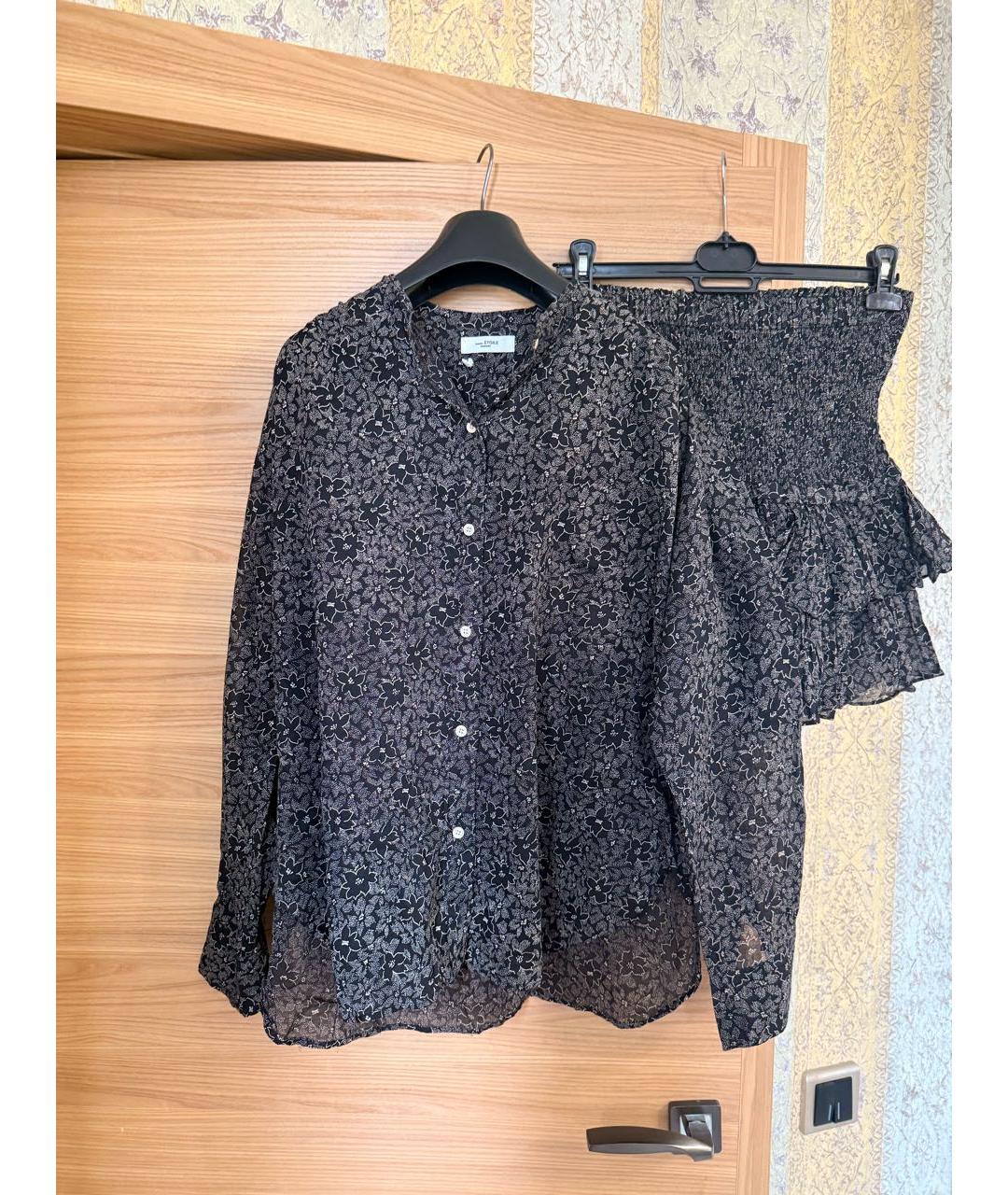 ISABEL MARANT ETOILE Коричневый хлопковый костюм с юбками, фото 7