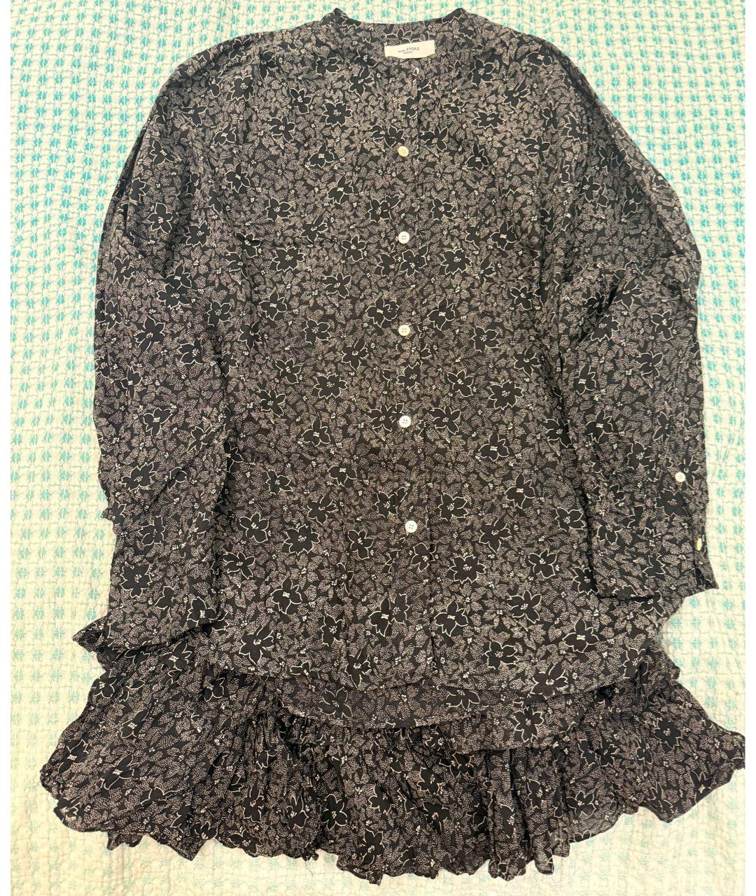 ISABEL MARANT ETOILE Коричневый хлопковый костюм с юбками, фото 9