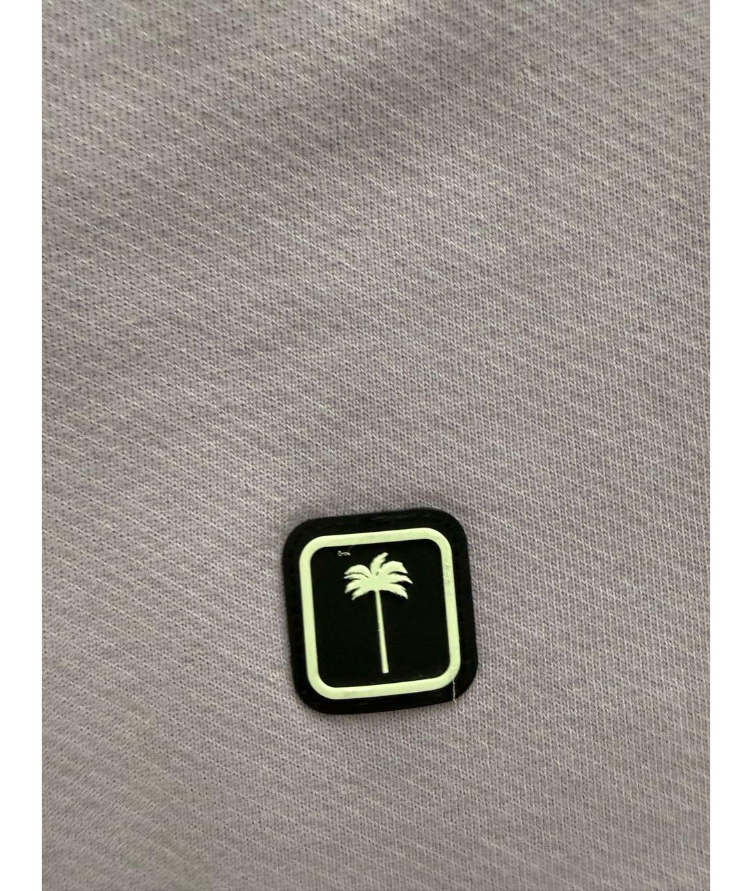 PALM ANGELS Фиолетовые хлопковые шорты, фото 5