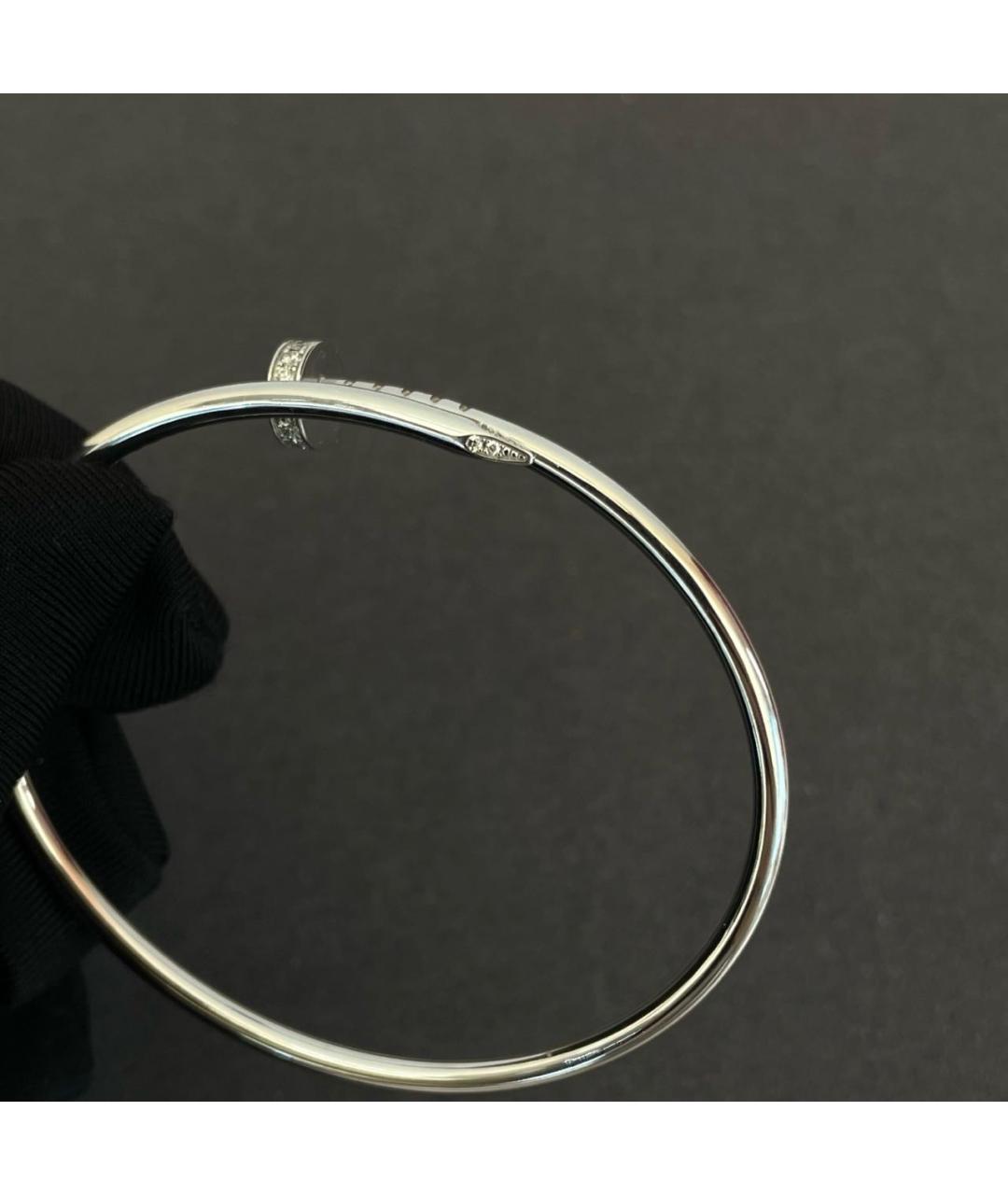 CARTIER Серебрянный браслет из белого золота, фото 5