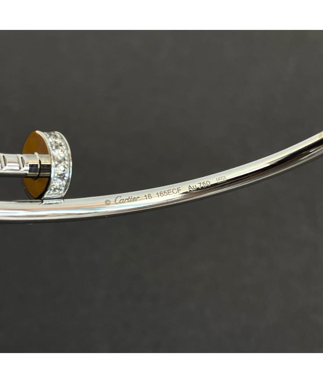 CARTIER Серебрянный браслет из белого золота, фото 6