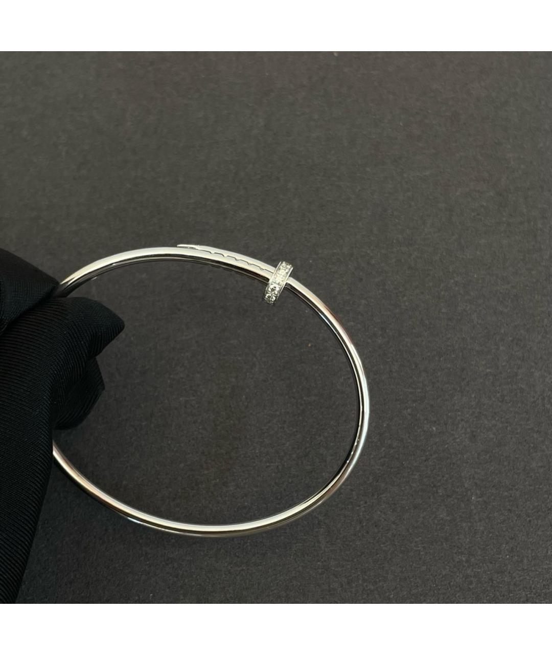 CARTIER Серебрянный браслет из белого золота, фото 4