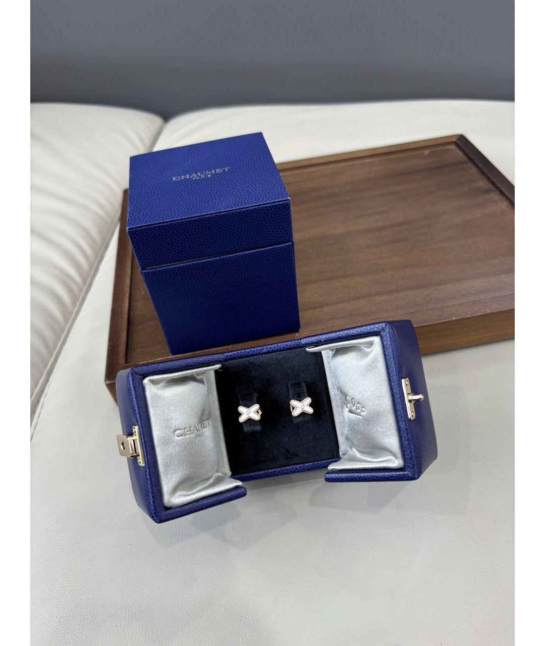 CHAUMET Белые серьги из розового золота, фото 2