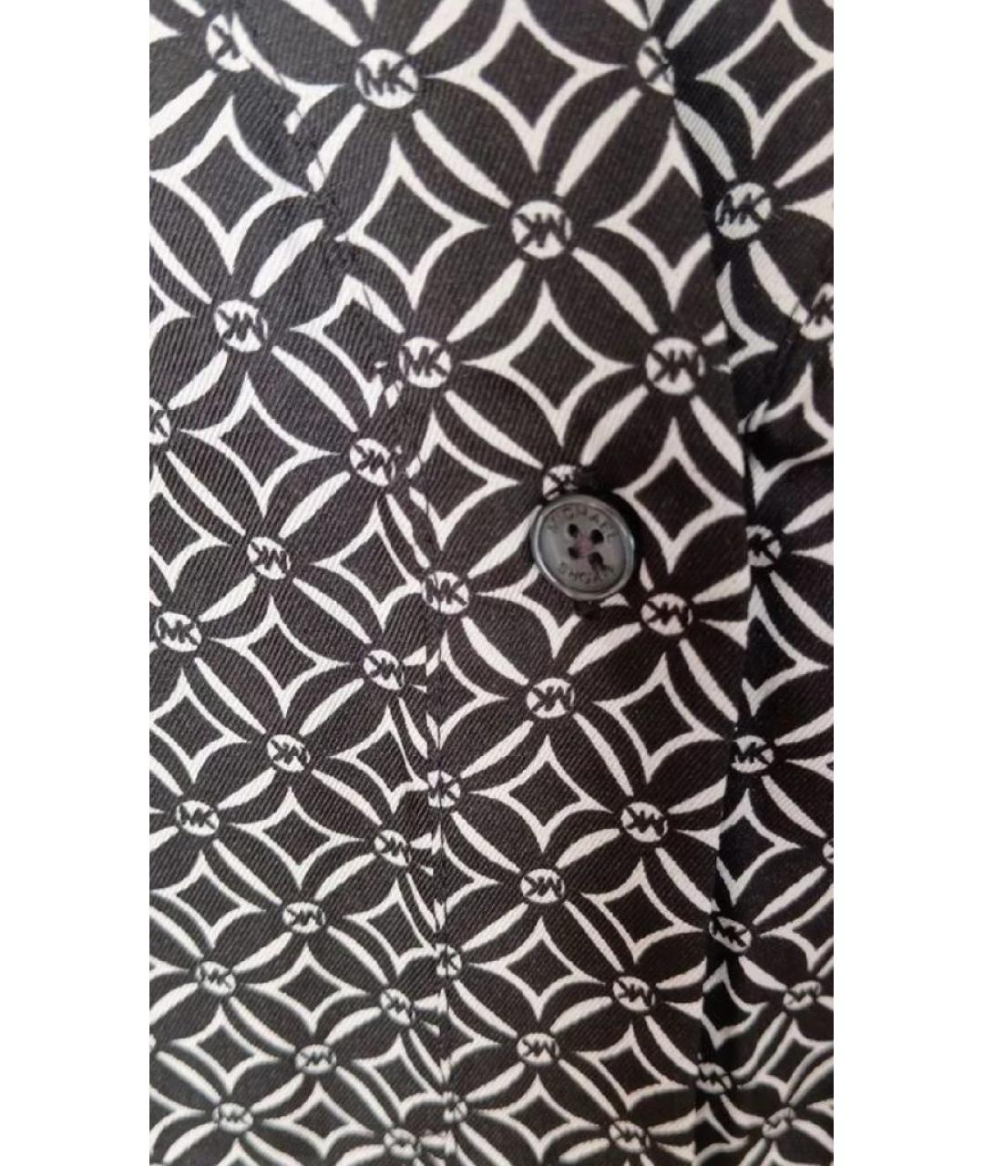 MICHAEL KORS Черное полиэстеровое повседневное платье, фото 3