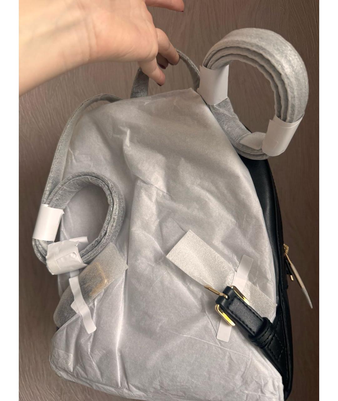 MICHAEL KORS Черный кожаный рюкзак, фото 3