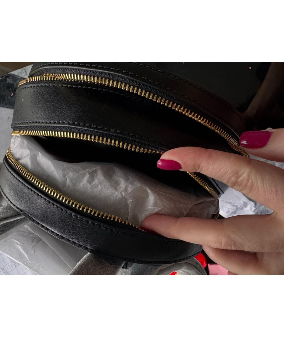 MICHAEL KORS Черный кожаный рюкзак, фото 4