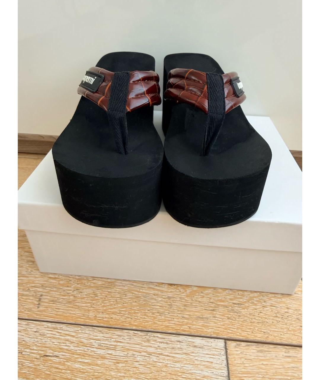 COPERNI Черные шлепанцы, фото 4