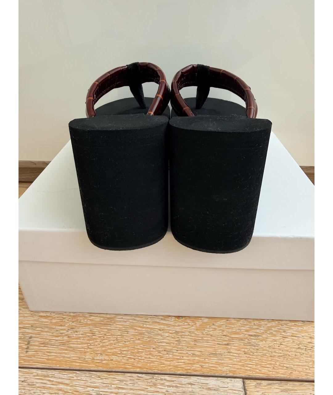 COPERNI Черные шлепанцы, фото 3