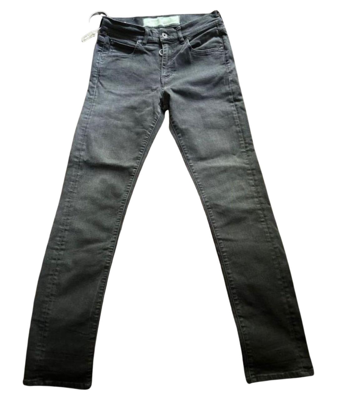 OFF-WHITE Черные джинсы скинни, фото 1