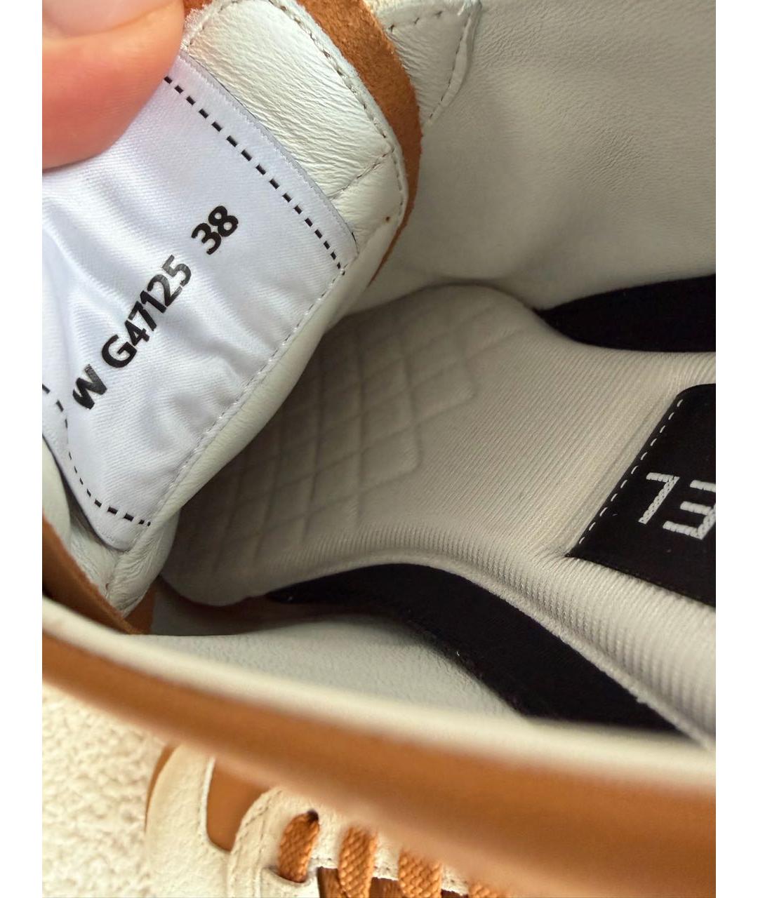 CHANEL Горчичные кроссовки, фото 3