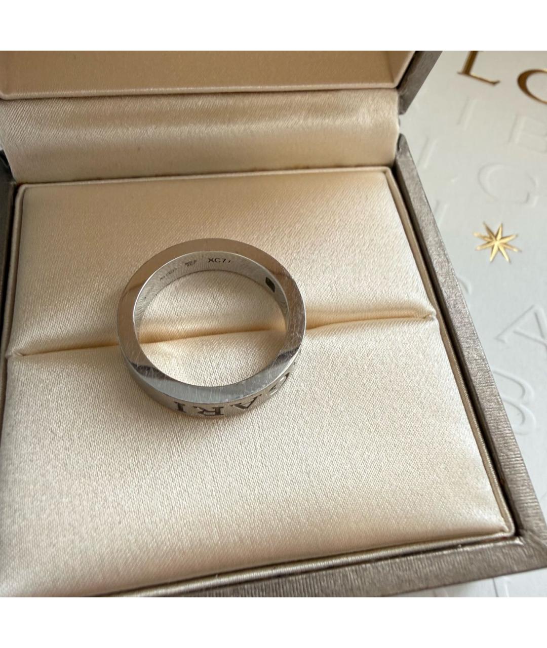 BVLGARI Белое кольцо из белого золота, фото 3