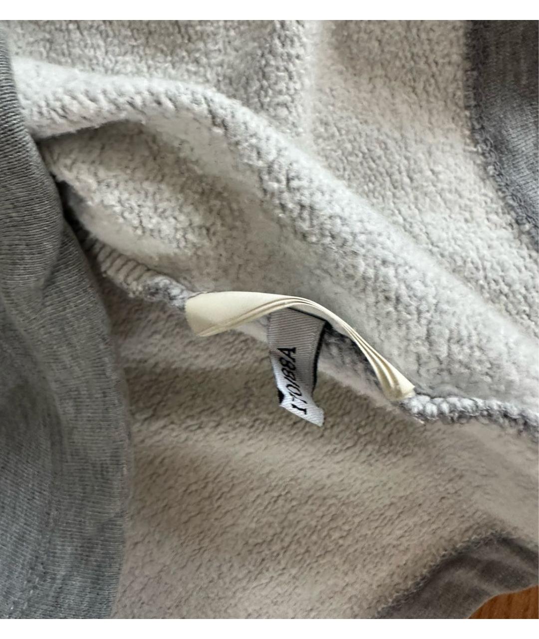 TRUSSARDI Серый хлопковый джемпер / свитер, фото 4