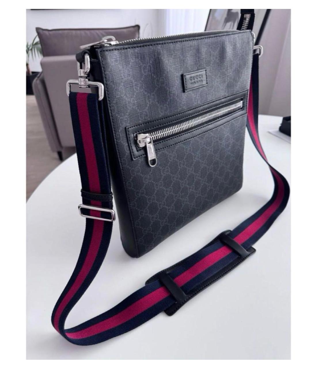 GUCCI Черная сумка на плечо, фото 2