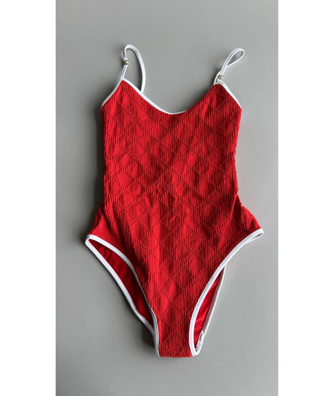 CHANEL Красный купальник, фото 4