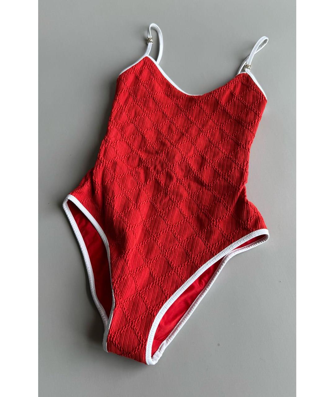 CHANEL Красный купальник, фото 2