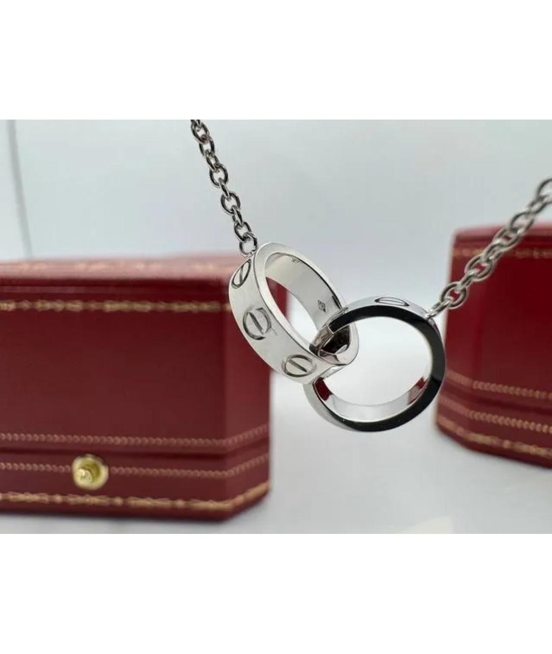 CARTIER Серебрянный браслет из белого золота, фото 3